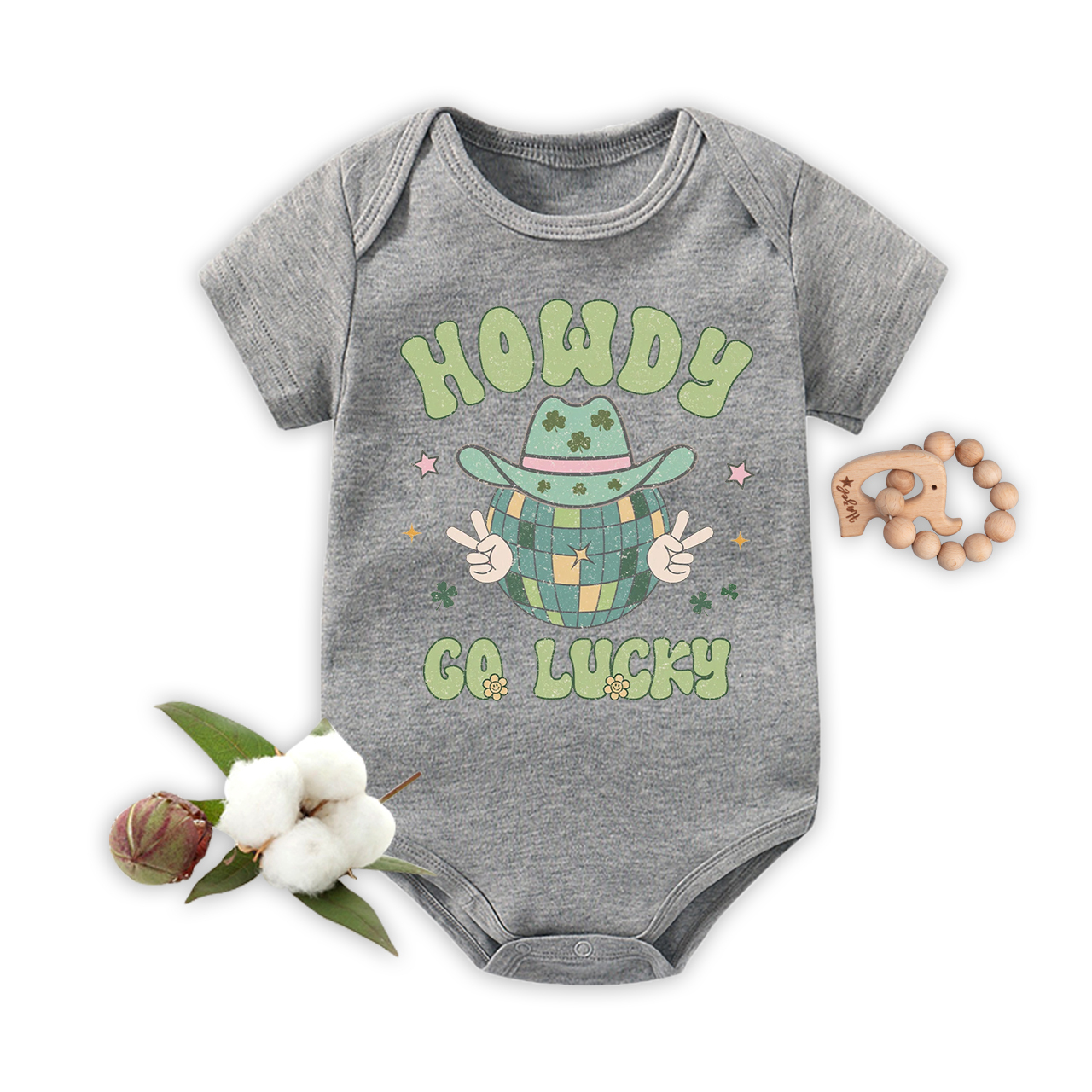 Howdy Go Lucky Bodysuit For Baby