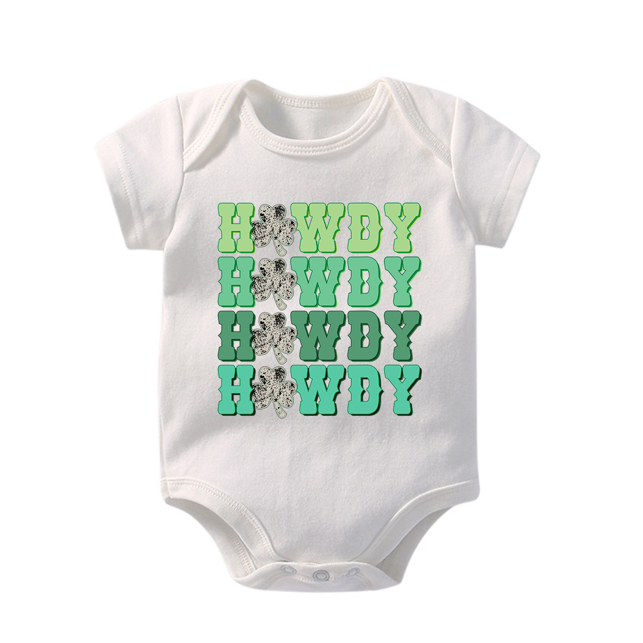 Howdy Clover Bodysuit For Baby