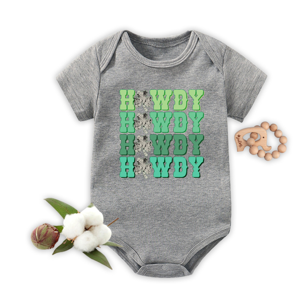 Howdy Clover Bodysuit For Baby