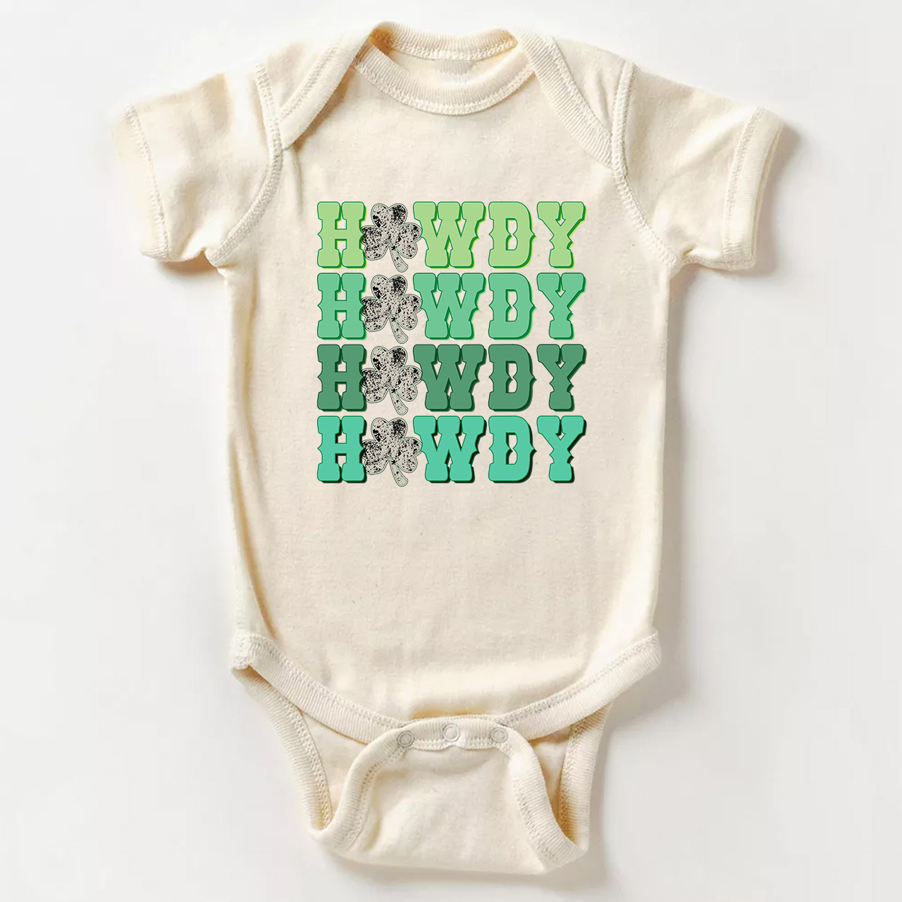 Howdy Clover Bodysuit For Baby