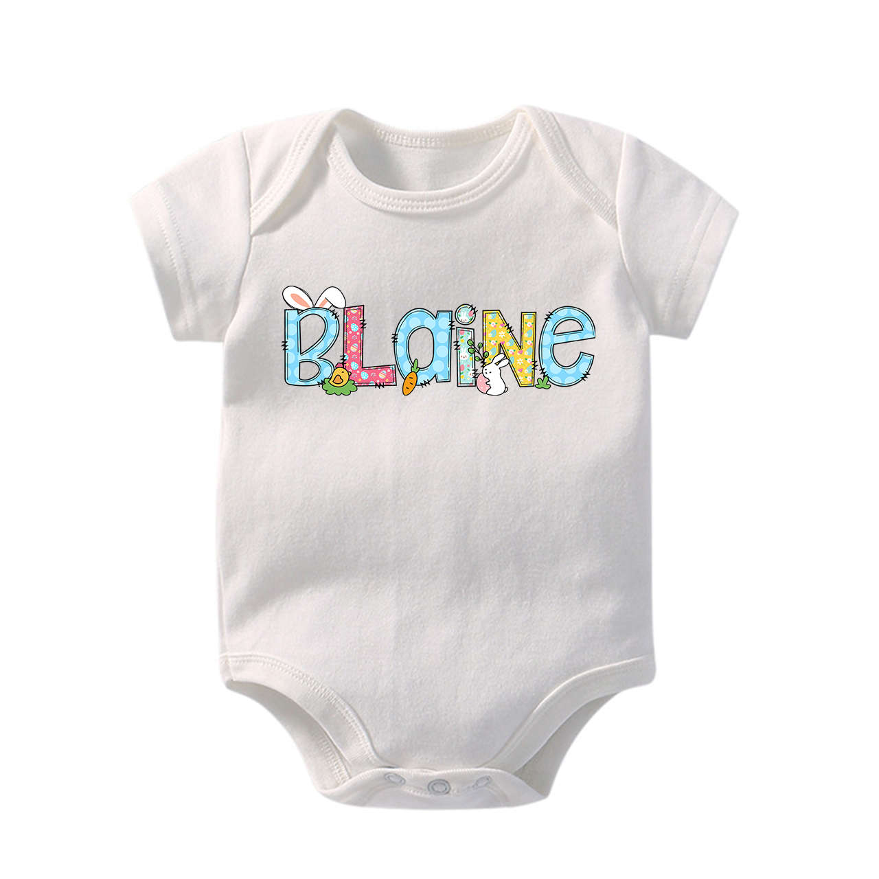 Customized Name Bodysuit-Gift For Easter