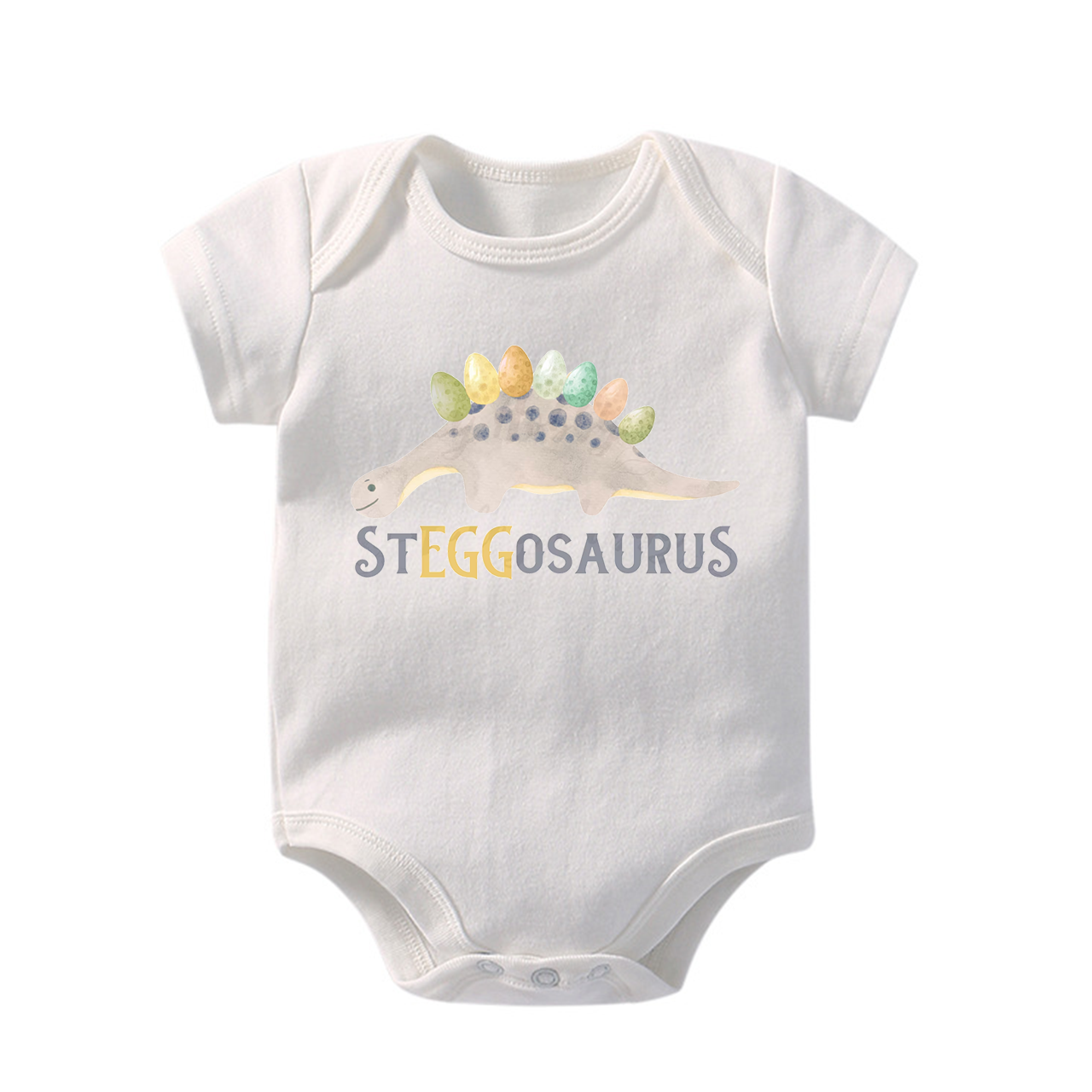 Steggosaurus Easter Bodysuit For Baby