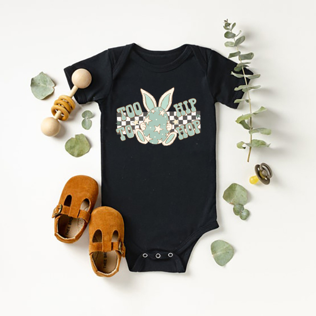 Too Hip To Hop Easter Bodysuit For Baby