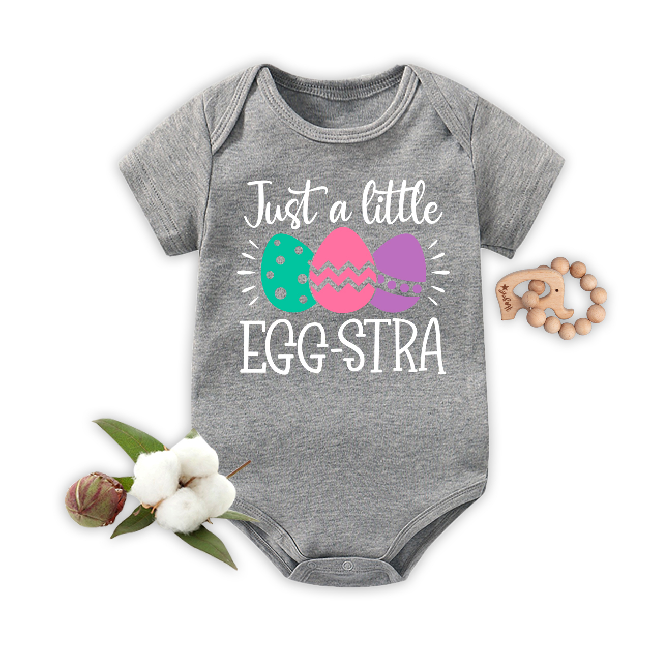 Just A Little EGG-STRA Easter Bodysuit For Baby