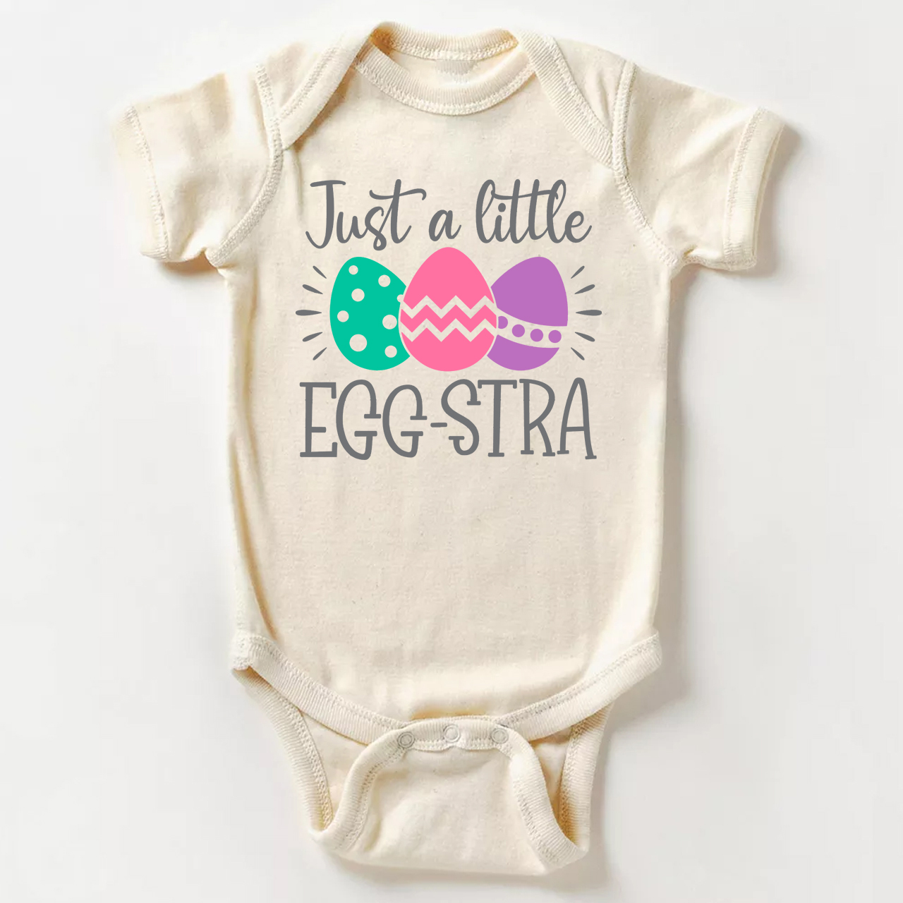 Just A Little EGG-STRA Easter Bodysuit For Baby