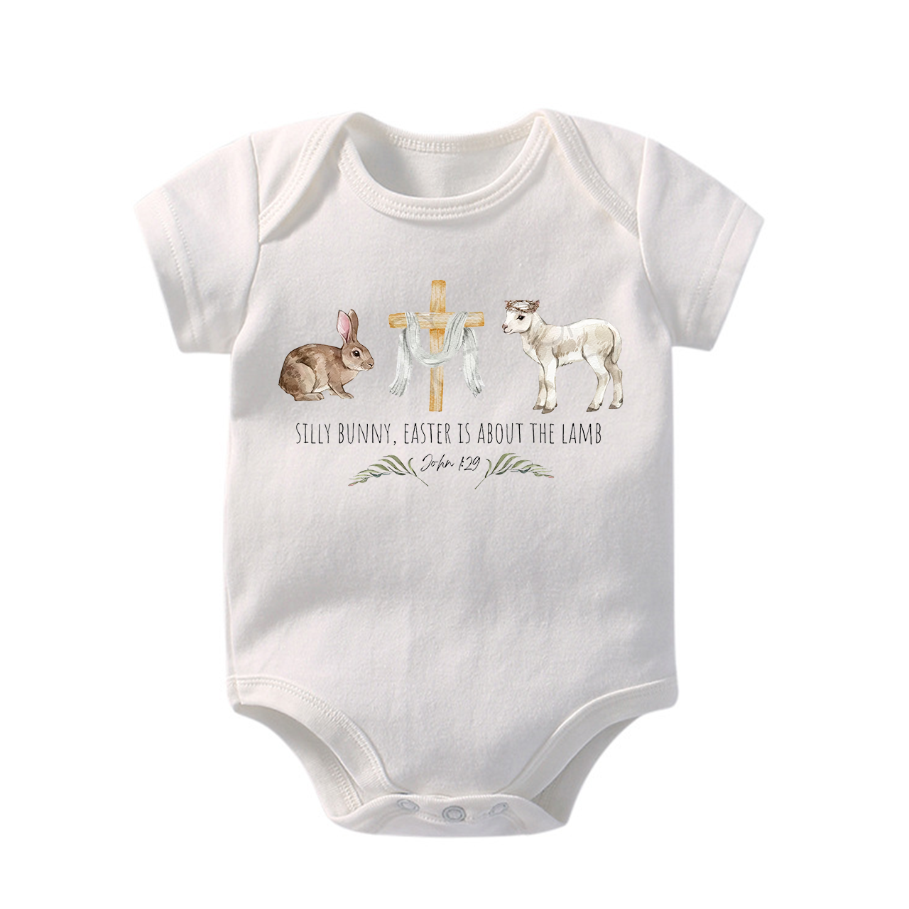 Easter Is About The Lamb Bodysuit For Baby