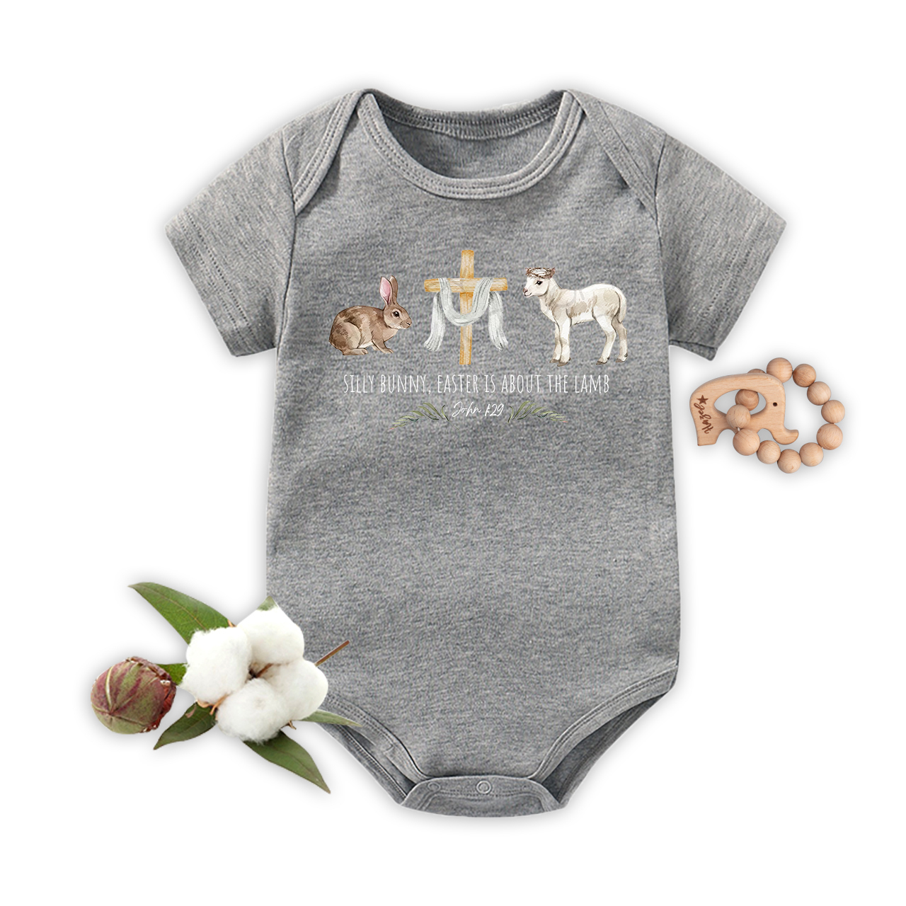 Easter Is About The Lamb Bodysuit For Baby