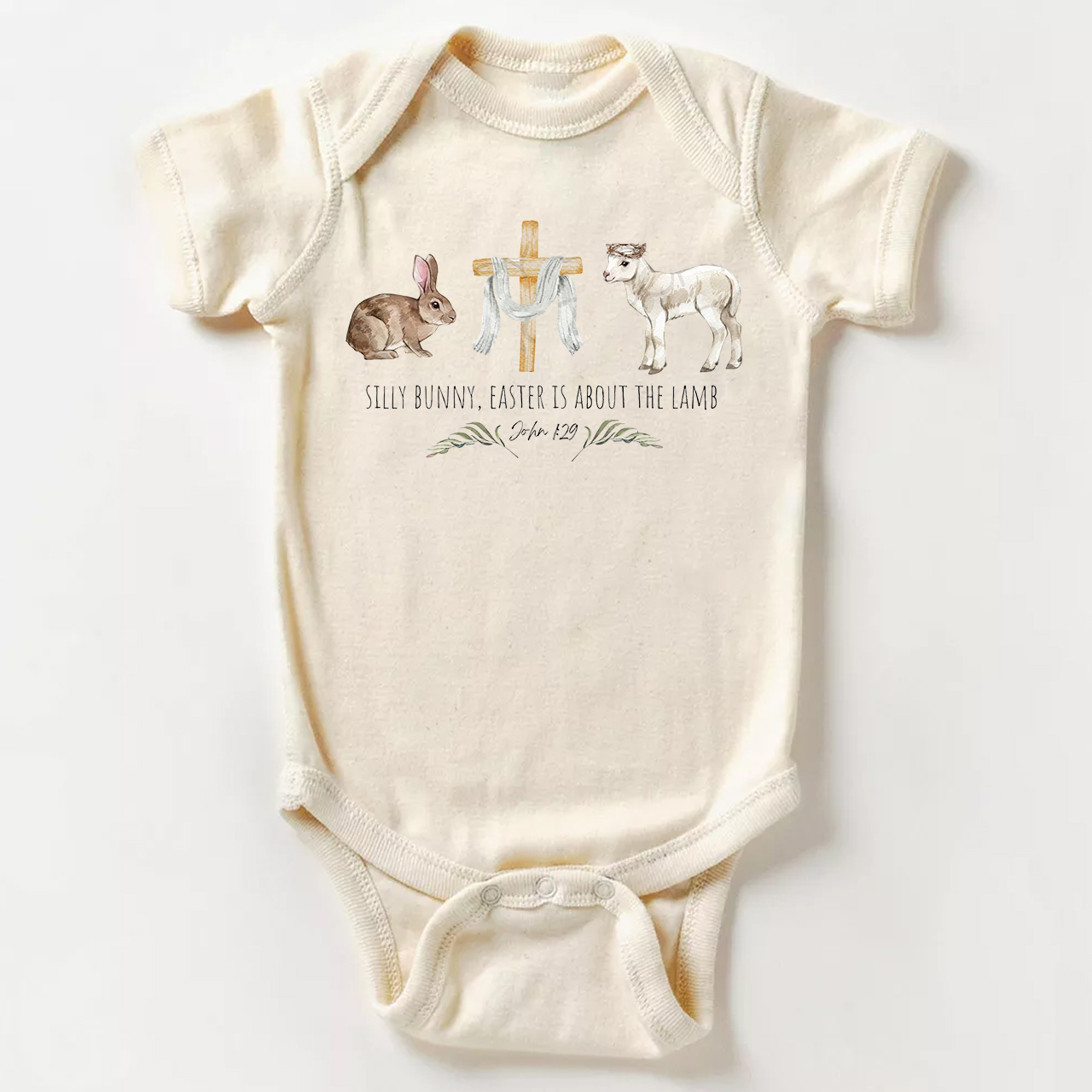 Easter Is About The Lamb Bodysuit For Baby
