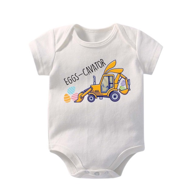 Hop Hop Easter Baby Bodysuit