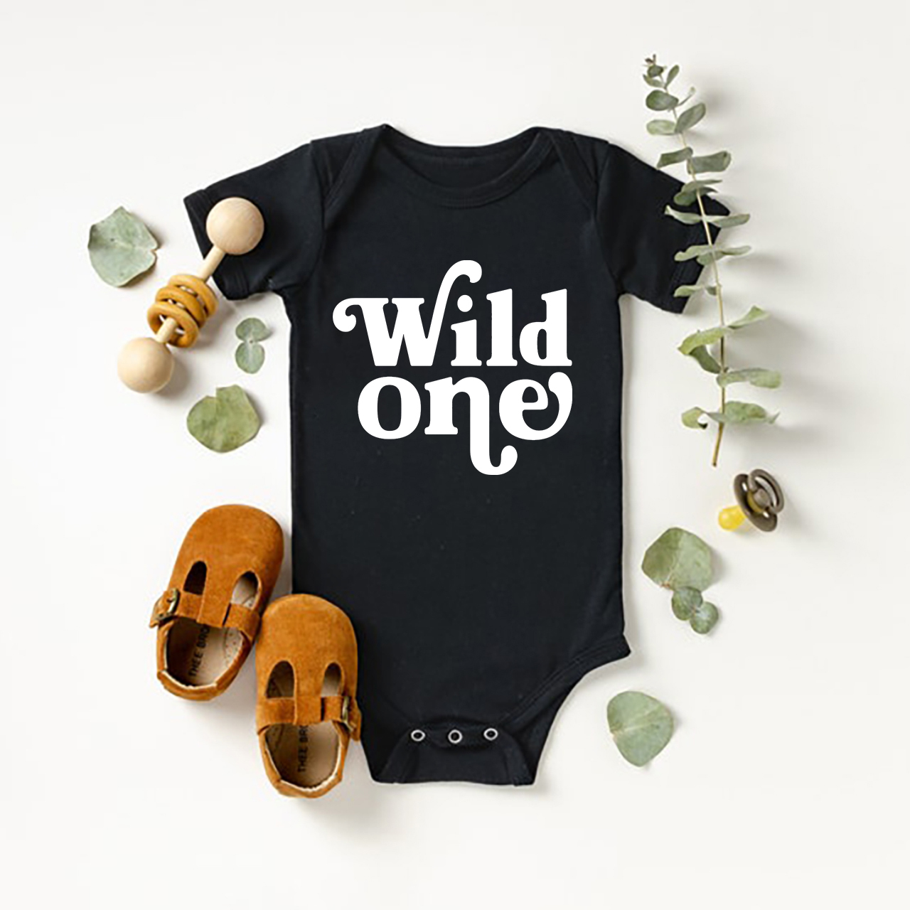 Wild One First Birthday Bodysuit For Baby