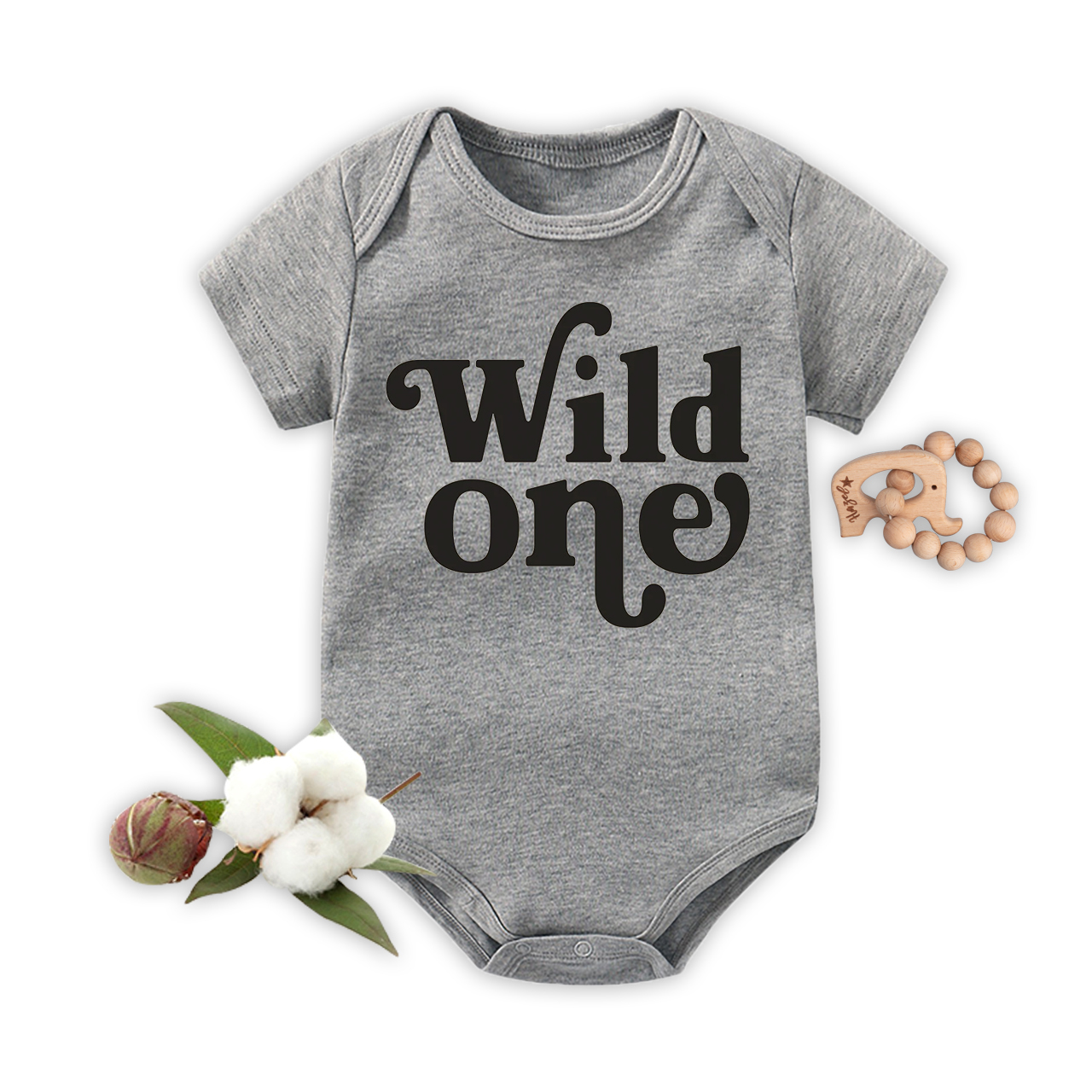Wild One First Birthday Bodysuit For Baby