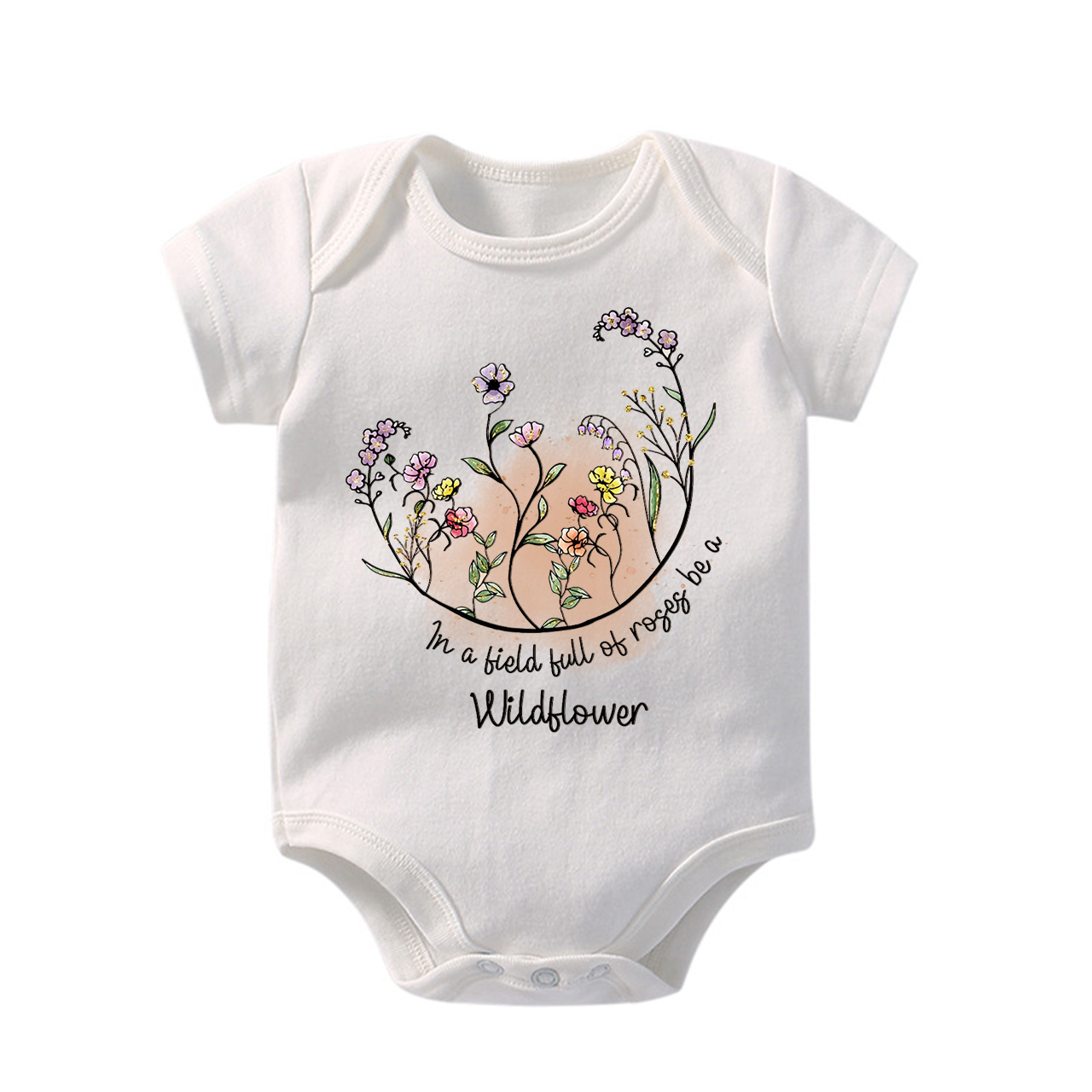 Be A Wildflower Bodysuit For Baby