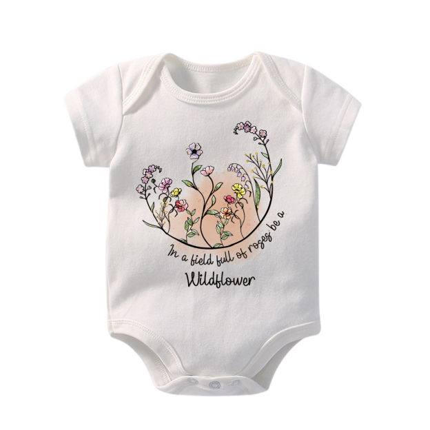 Be A Wildflower Bodysuit For Baby