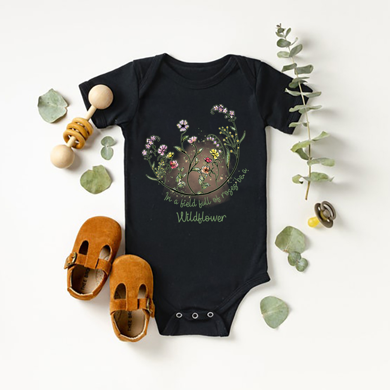 Be A Wildflower Bodysuit For Baby