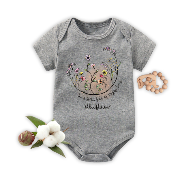 Be A Wildflower Bodysuit For Baby