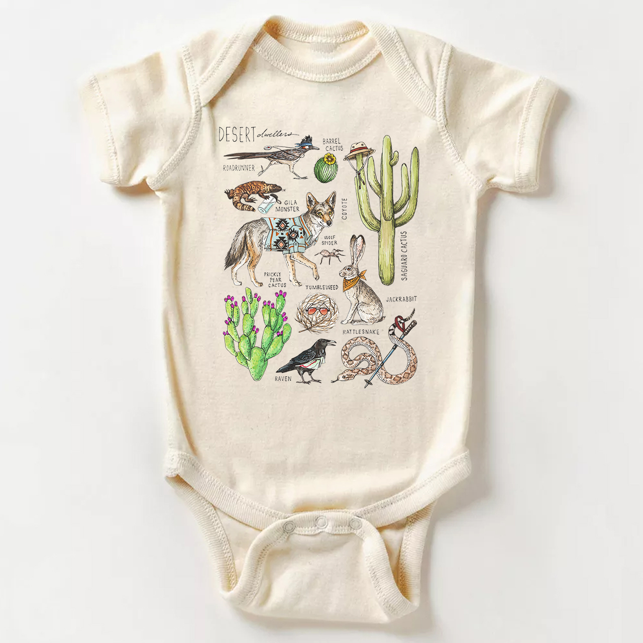 Desert Dwellers Bodysuit For Baby