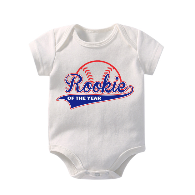 Personalized Baseball Rookie Bodysuit For Baby