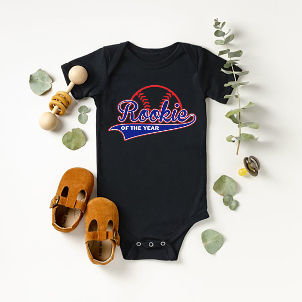Personalized Baseball Rookie Bodysuit For Baby