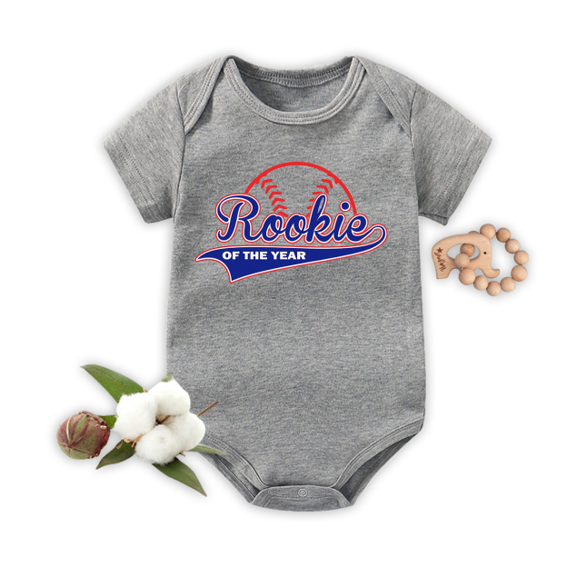 Personalized Baseball Rookie Bodysuit For Baby