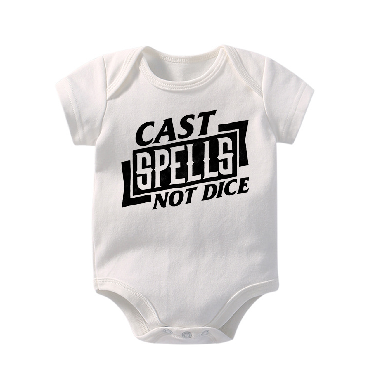 Cast Spells Not Dice Bodysuit For Baby