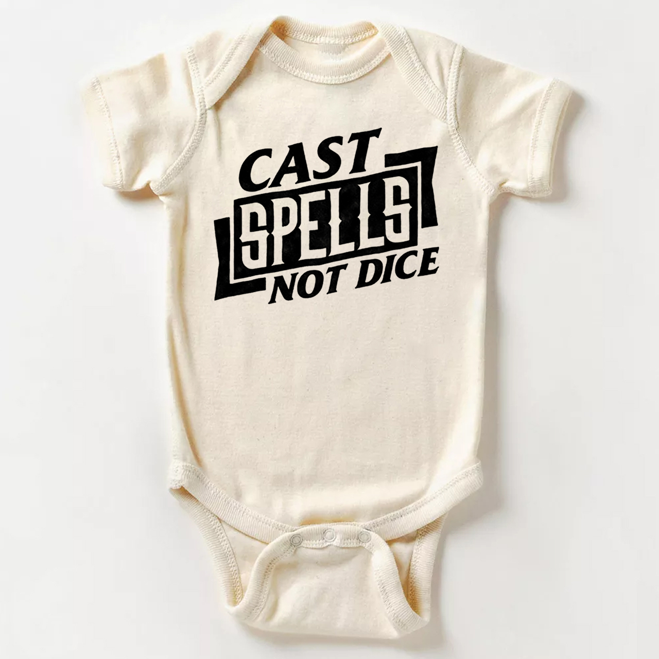 Cast Spells Not Dice Bodysuit For Baby