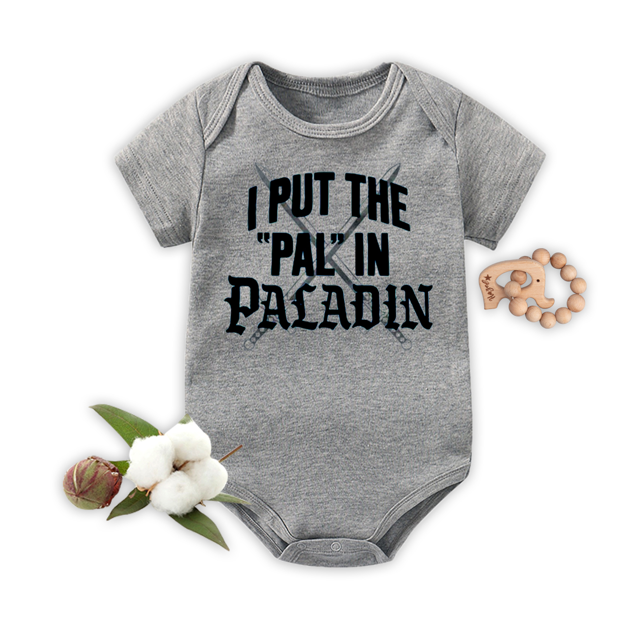 Put The Pal In Paladin Bodysuit For Baby