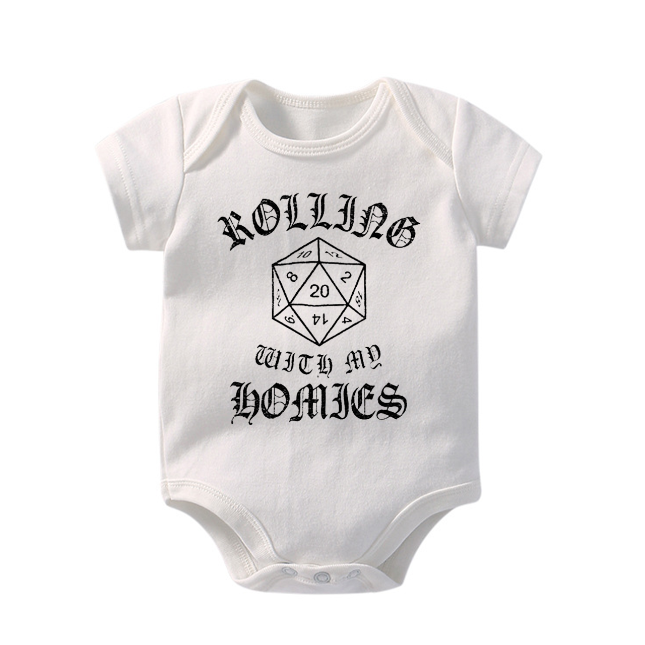 Rolling With My Homies Bodysuit For Baby