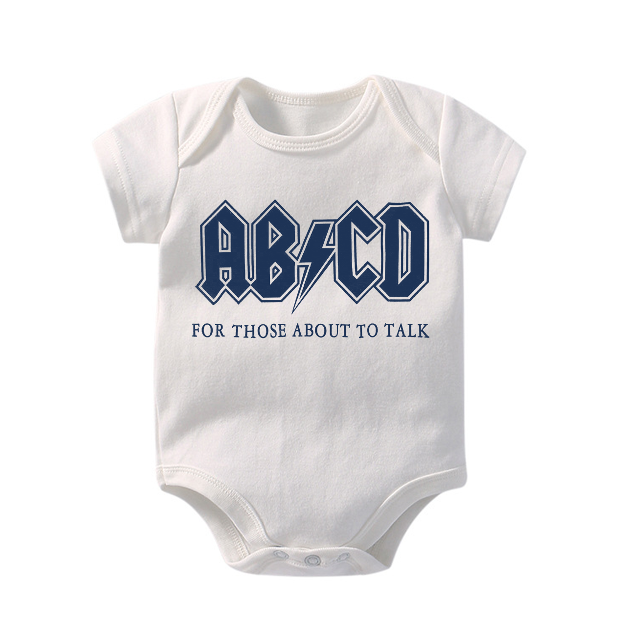 ABCD For Those About To Talk Bodysuit For Baby