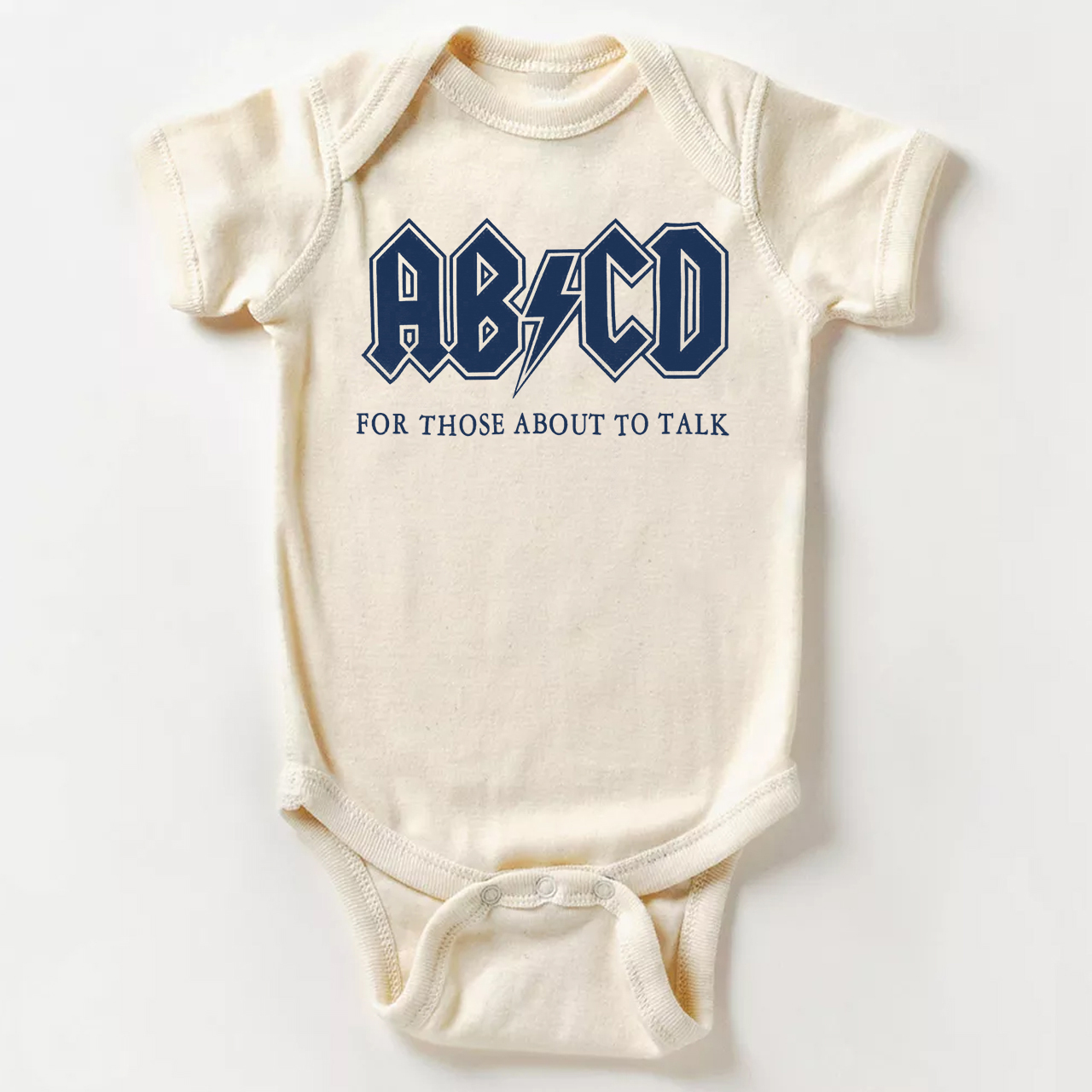 ABCD For Those About To Talk Bodysuit For Baby