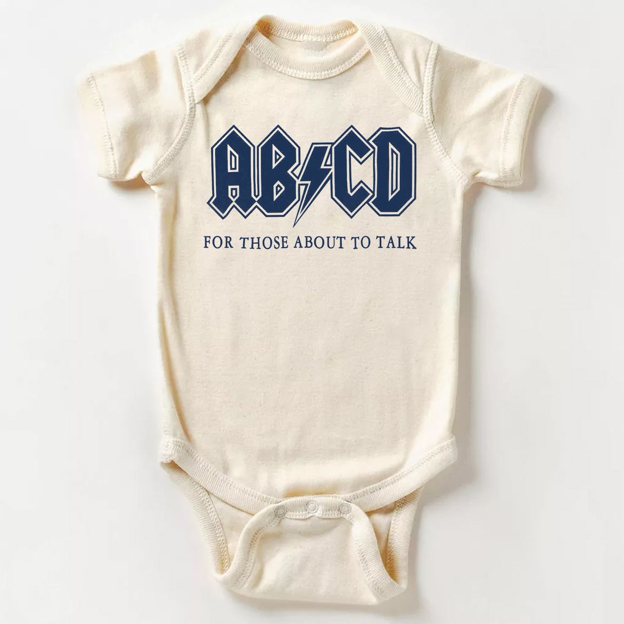 ABCD For Those About To Talk Bodysuit For Baby