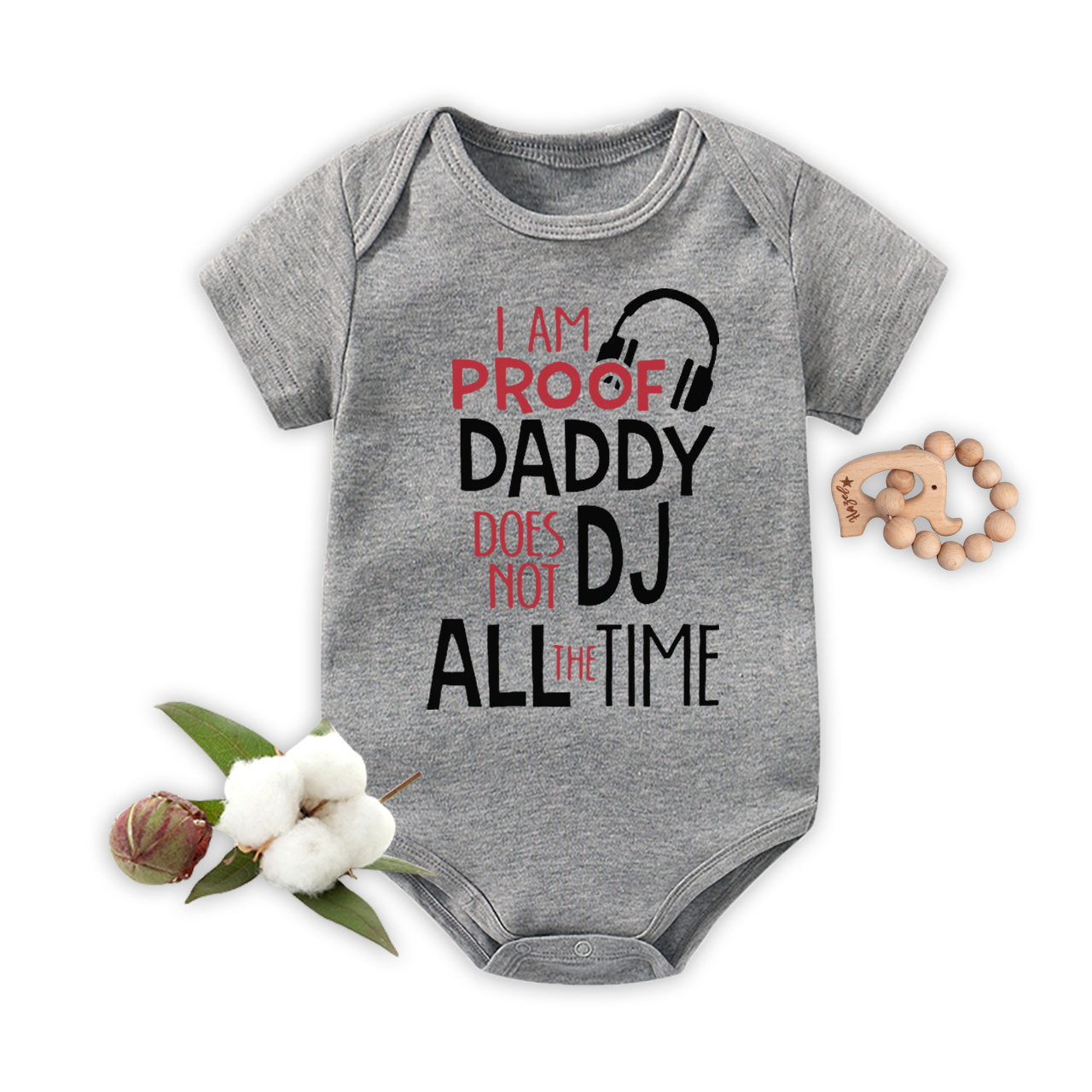 Daddy DJ Bodysuit For Baby