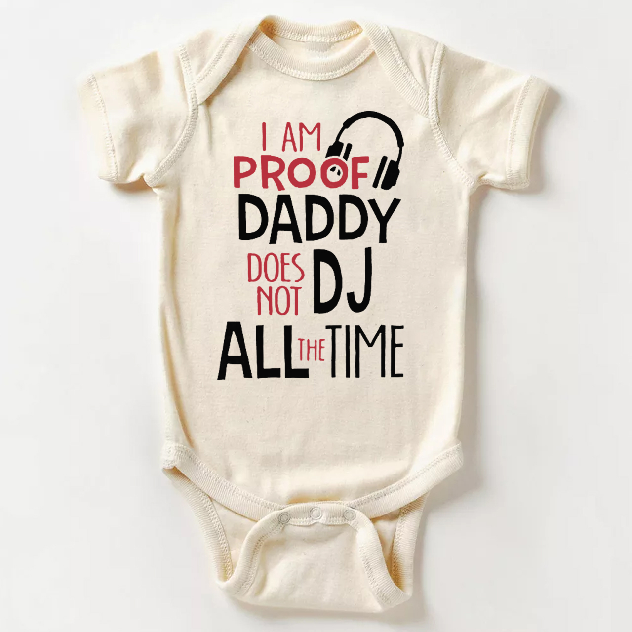 Daddy DJ Bodysuit For Baby