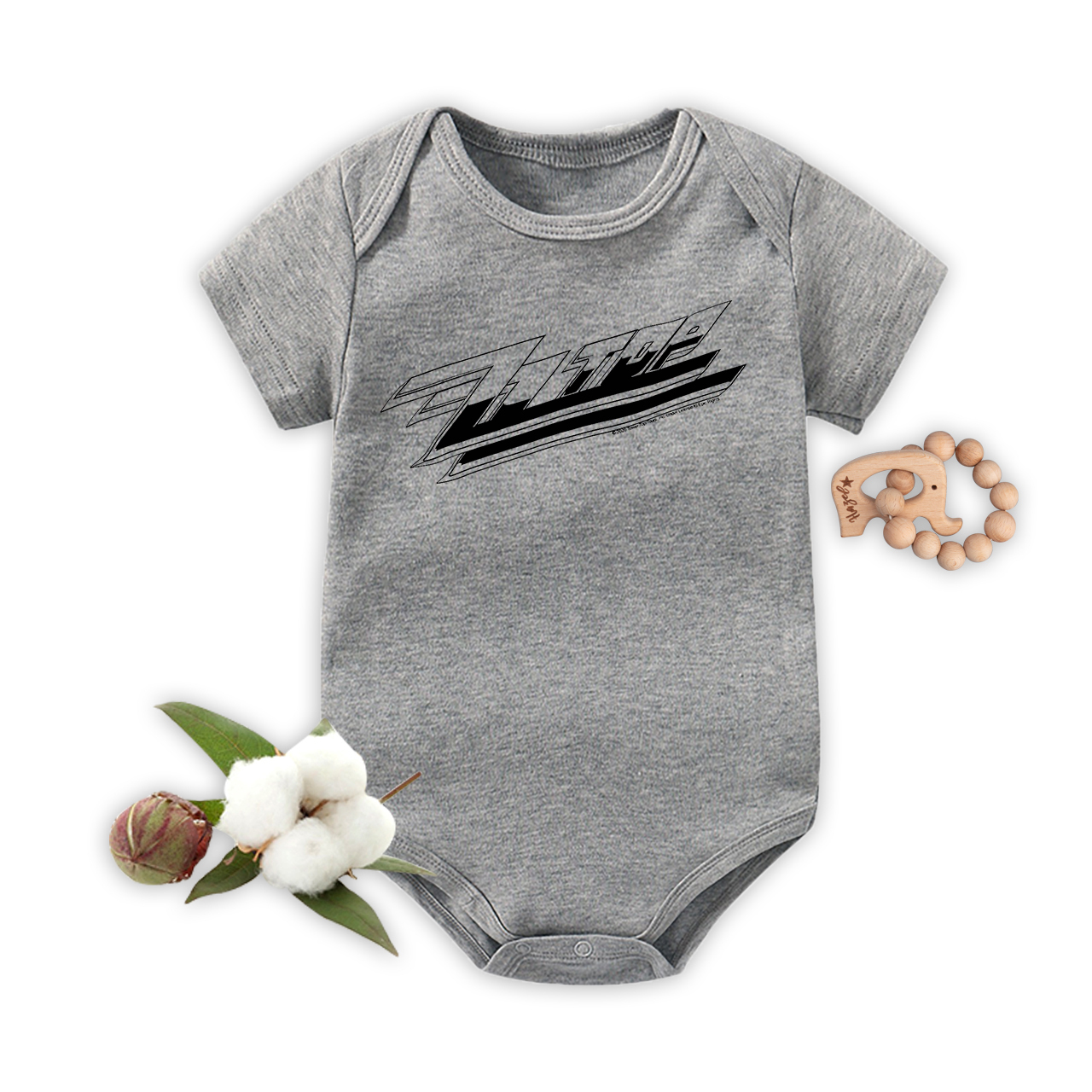 Eighties ZZ Top Bodysuit For Baby