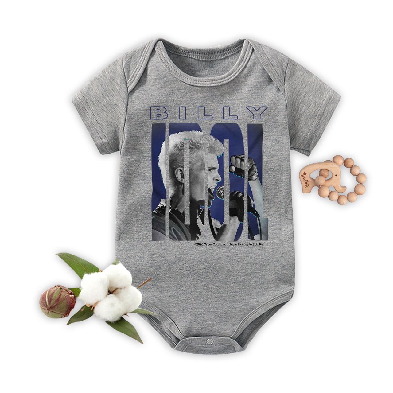 Billy Idol Bodysuit For Baby