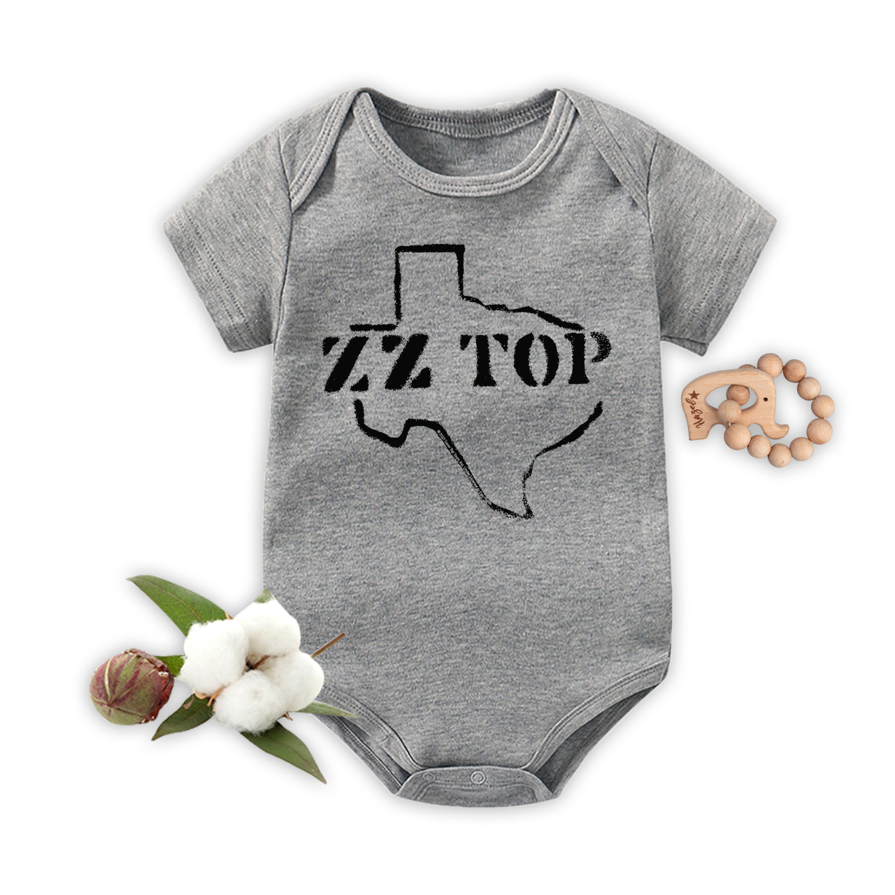 Texas ZZ Top Bodysuit For Baby