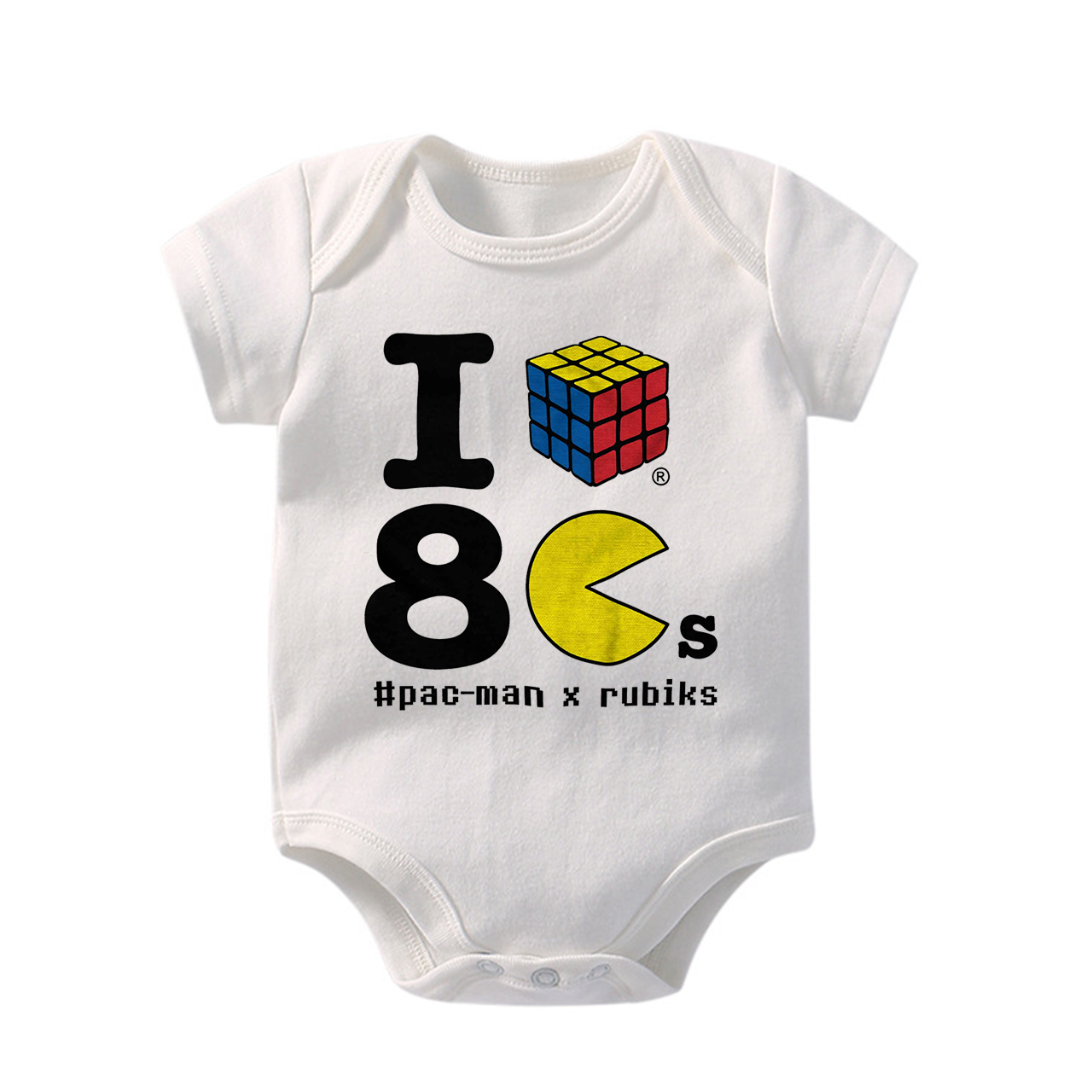 I Loves The 80s Bodysuit For Baby