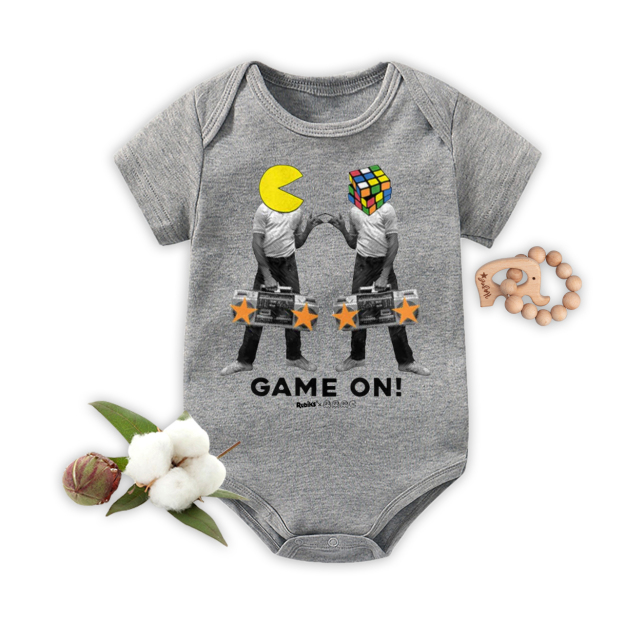 Pac-man Rubiks Bodysuit For Baby