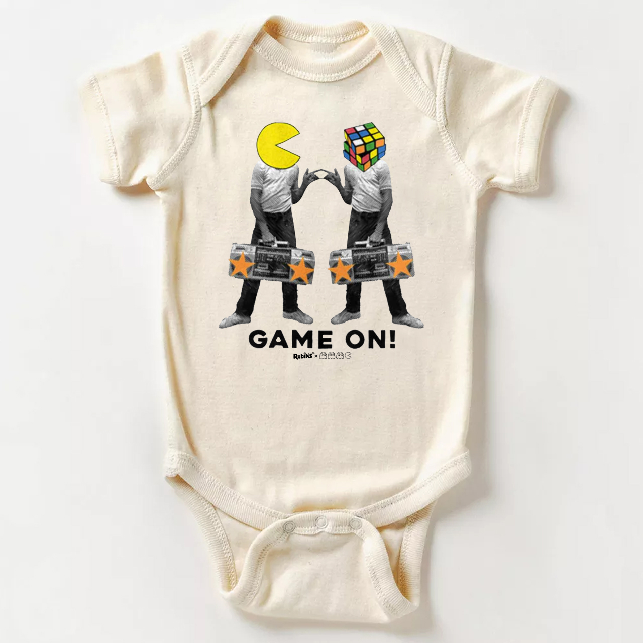 Pac-man Rubiks Bodysuit For Baby