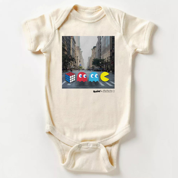 The Beatles Pac-man Bodysuit For Baby