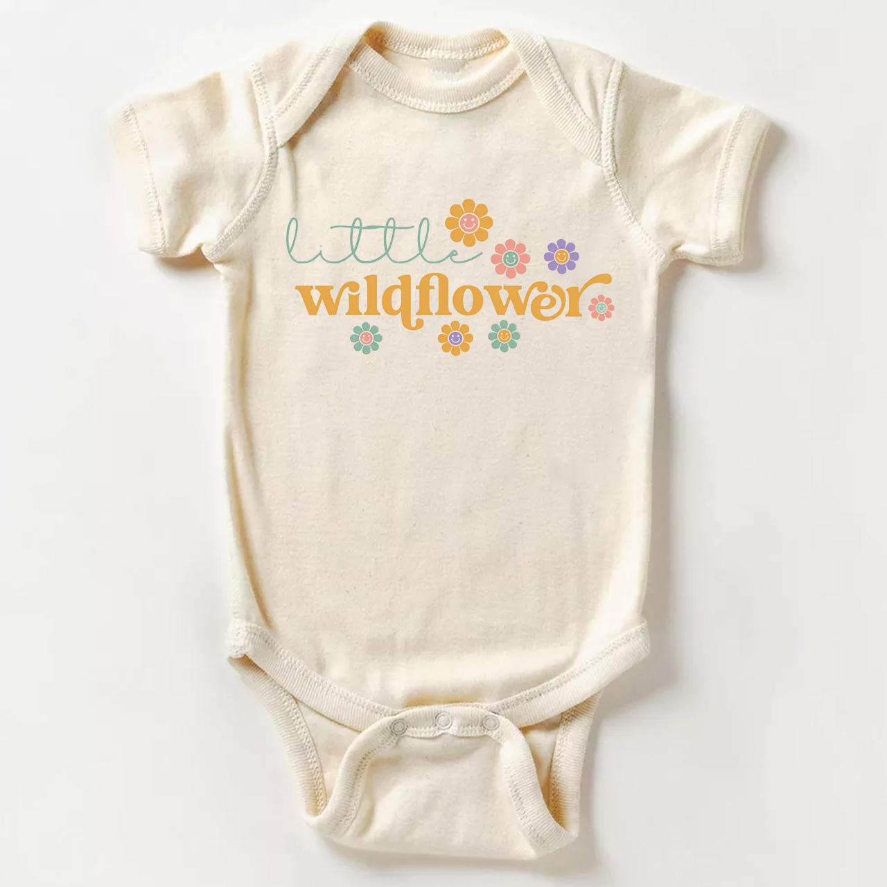Little Wildflower Bodysuit For Baby