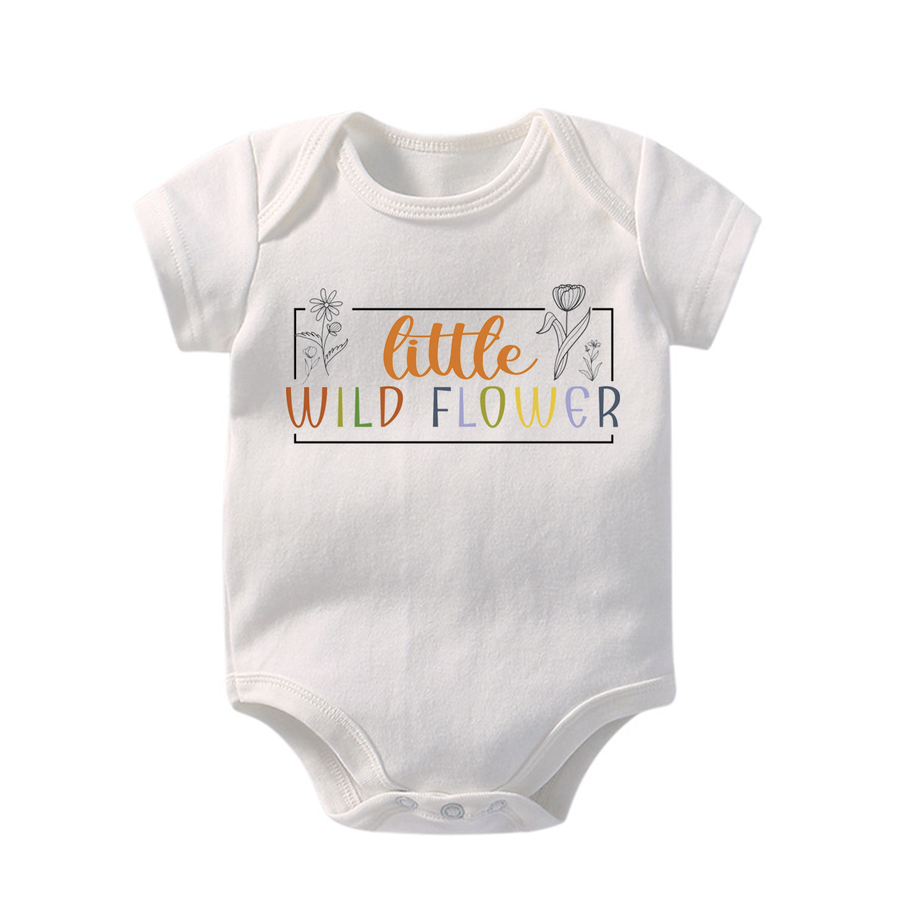 Little Wildflower Bodysuit For Baby