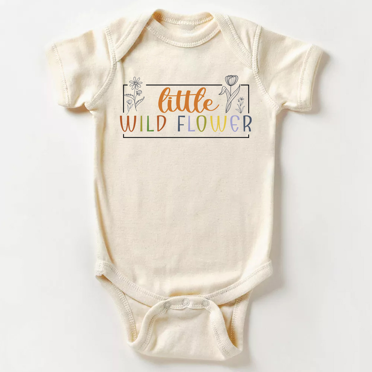 Little Wildflower Bodysuit For Baby