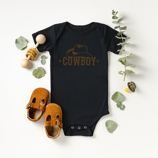Cowboy Hat Bodysuit For Baby
