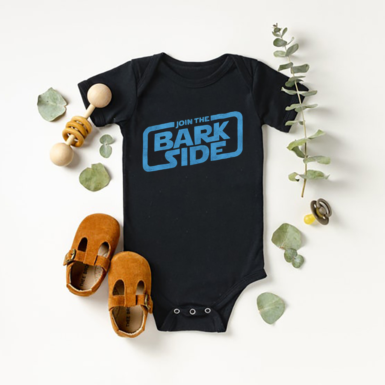 Bark Side  Bodysuit For Baby