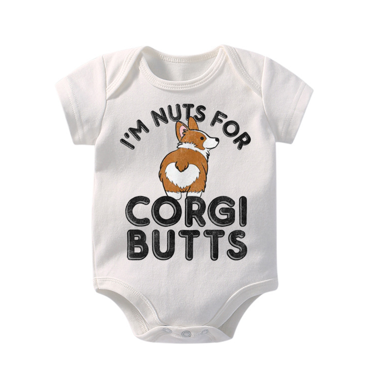 Corgi Butts Bodysuit For Baby
