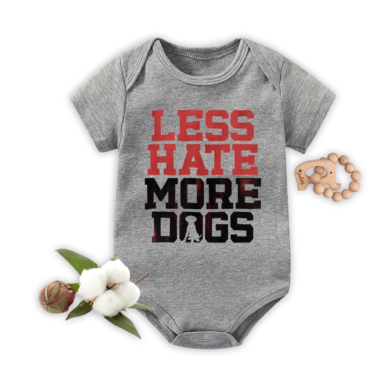 More Dogs Bodysuit For Baby