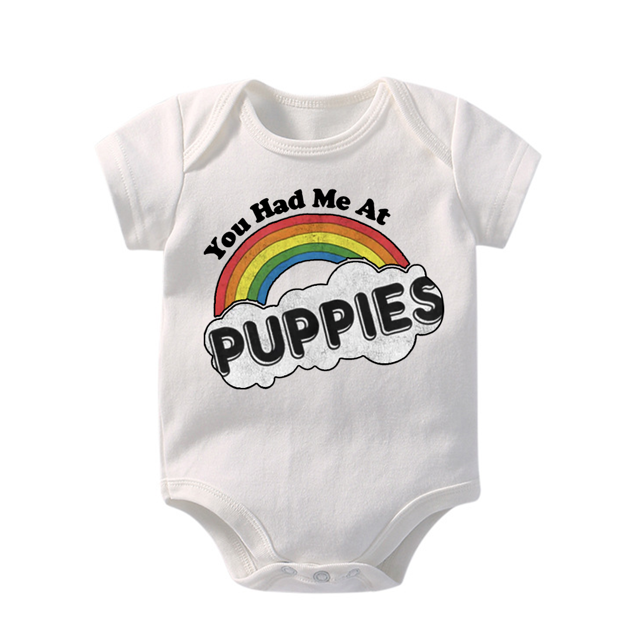Rainbow Puppies Bodysuit For Baby