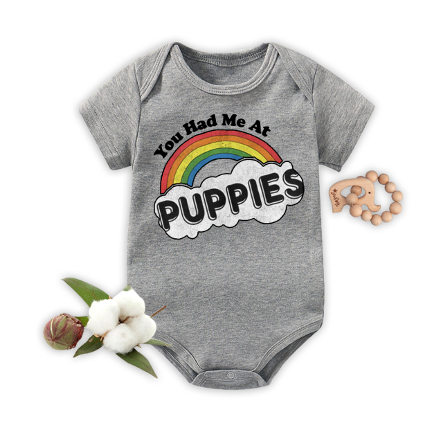 Rainbow Puppies Bodysuit For Baby