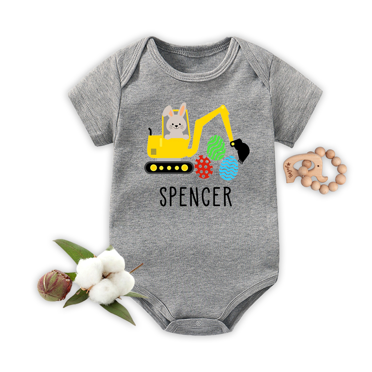 He Is Risen Easter Baby Bodysuit