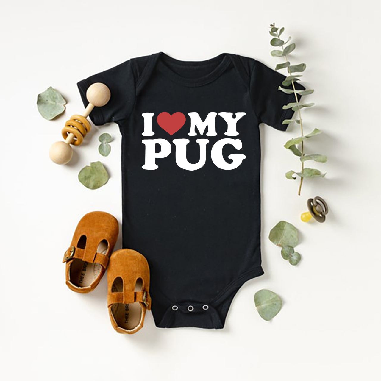 I Love My Personalized Bodysuit For Baby